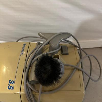 KENMORE CANISTER VACUUM AND CONAIR CLOTHES STEAMER
