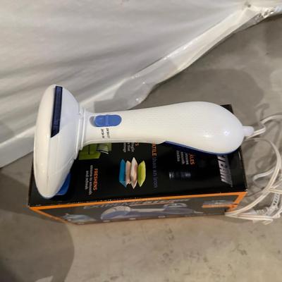 KENMORE CANISTER VACUUM AND CONAIR CLOTHES STEAMER