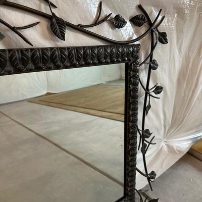 LEAFS AND BRANCHES METAL MIRROR