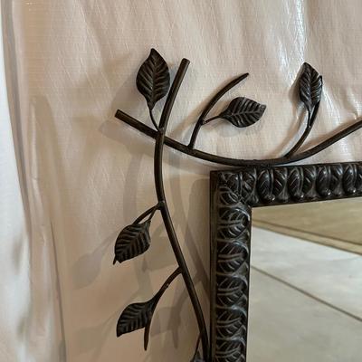 LEAFS AND BRANCHES METAL MIRROR
