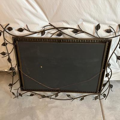 LEAFS AND BRANCHES METAL MIRROR