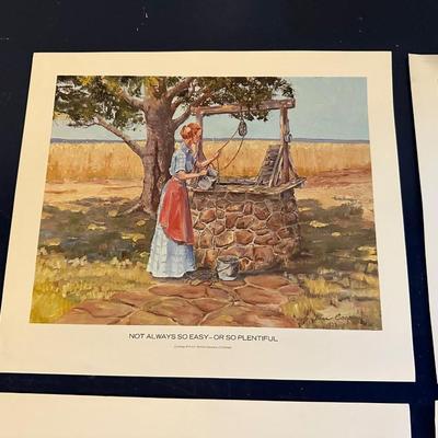 4 CALENDAR PRINTS
