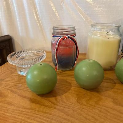 MISC CANDLES AND HOLDERS