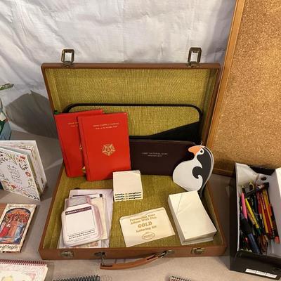 BRIEF CASE, BULLETIN BOARD AND OFFICE SUPPLIES