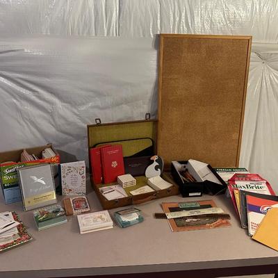 BRIEF CASE, BULLETIN BOARD AND OFFICE SUPPLIES