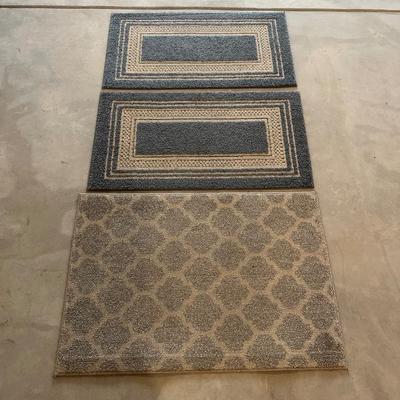 3 SMALL AREA RUGS