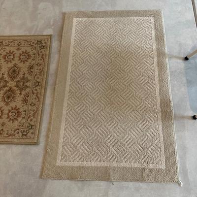 STEP LADDER AND AREA RUGS