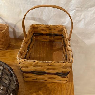 LONGERBERGER BASKET, HANDMADE BASKET AND OTHERS
