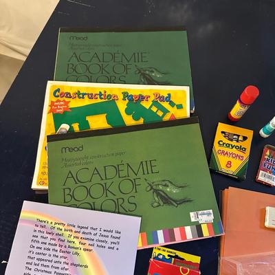CONSTRUCTION PAPER AND COLORS