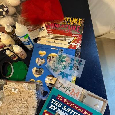 MORE CRAFTING SUPPLIES AND BOOKS