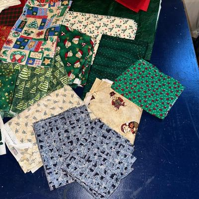 CHRISTMAS FABRIC AND SWEATSHIRTS