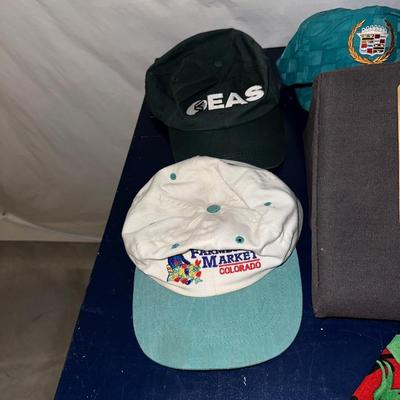 TABLET REST, SCARF AND BALL CAPS