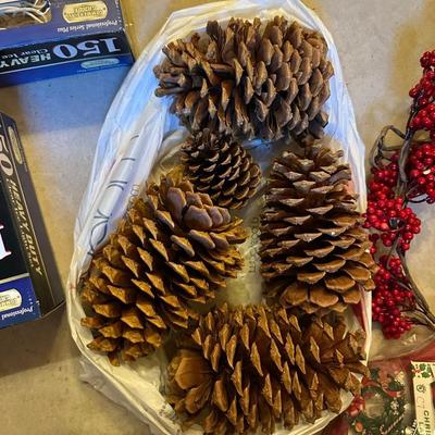 WREATHS, GIANT PINECONES AND OTHER CHRISTMAS DECOR
