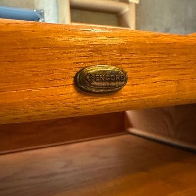 TV STAND AND OAK CHAIR