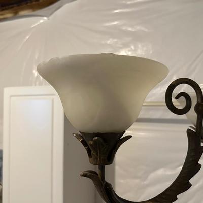 HEAVY METAL FLOOR LAMP