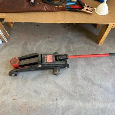 MISC HARDWARE, FLOOR JACK, JUMPER CABLES AND OTHER