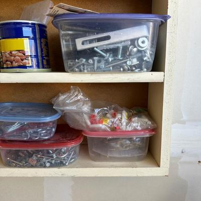 MISC HARDWARE, FLOOR JACK, JUMPER CABLES AND OTHER