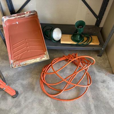 PAINTING SUPPLIES, EXTENSION CORD AND OTHER