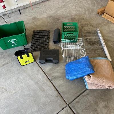STORAGE, EMPTY CASES, MOVING QUILT AND MORE