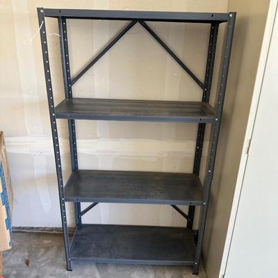 STORAGE CABINET AND METAL SHELF
