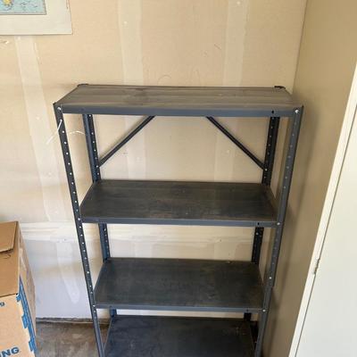 STORAGE CABINET AND METAL SHELF
