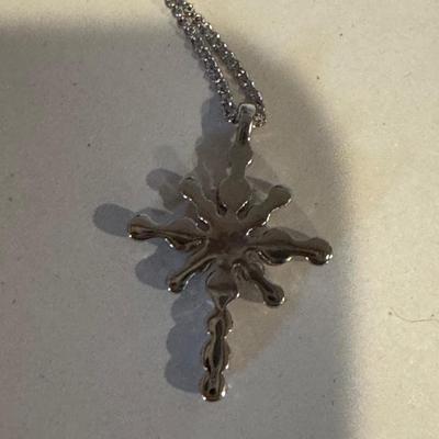 Camrose & Kross Reproduction of Jackie Kennedy Crystal & Silver Plated Necklace
