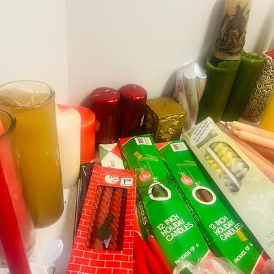 Large Candle Lot 452