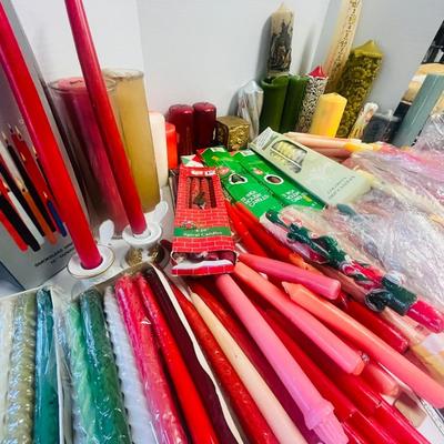 Large Candle Lot 452