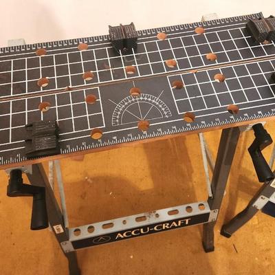 Lot #21 Pair of Accu-cart Folding Work Benches