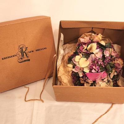 Lot #23 Original Mr. John Demi-Chapeau Ladies Hat - Kreeger's Hat Box - new old stock!