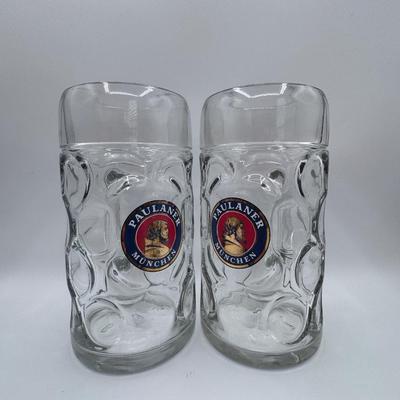 4 Vintage German Beer Steins (1L)