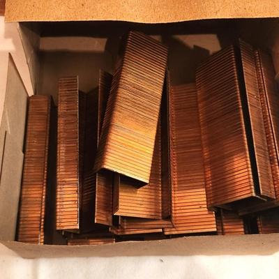 Lot #25 CLINCHER Commercial Stapling Machine - Works - big box of staples