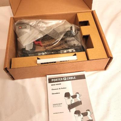Lot #27 Porter & Cable Brad Nailer - new in box