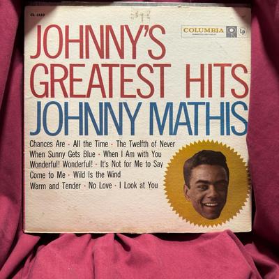 Johnny Mathis. Lot of 7 Vinyl Records.