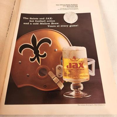 Lot #31 First year (1967) New Orleans Saints Football Program - Saints vs. Cowboys - Tulane Stadium
