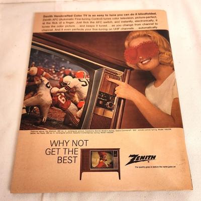 Lot #31 First year (1967) New Orleans Saints Football Program - Saints vs. Cowboys - Tulane Stadium