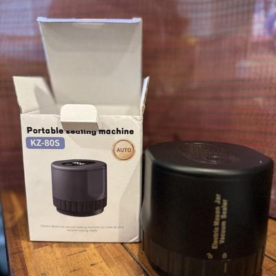 KZ-80S Portable Sealing Machine. Electronic Mason Jar Vacuum Sealing Machine.