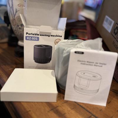 KZ-80S Portable Sealing Machine. Electronic Mason Jar Vacuum Sealing Machine.