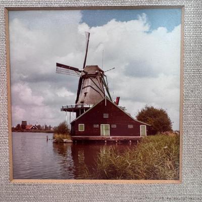 Framed Photo Of Zaanse Schans, Holland 1978