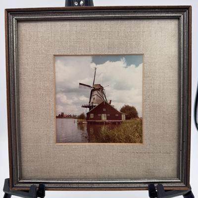Framed Photo Of Zaanse Schans, Holland 1978
