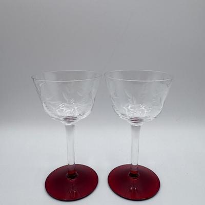 7 pc - Miscellaneous Glass Cocktail Glasses