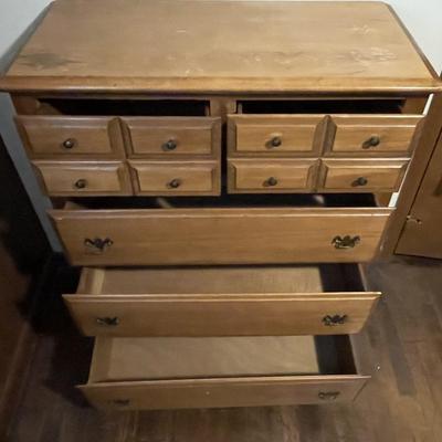 Sale Photo Thumbnail #62: This chest of drawers measures approx. 34" x 16.25" x 41.5". Please see photos for more details.