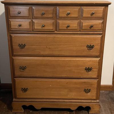 Sale Photo Thumbnail #60: This chest of drawers measures approx. 34" x 16.25" x 41.5". Please see photos for more details.