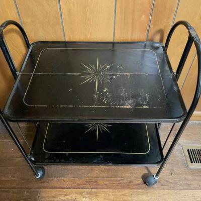 Sale Photo Thumbnail #108: This fold n roll cart measures approx. 25.5" x 17.75" x 30.5". Please see photos for more details.