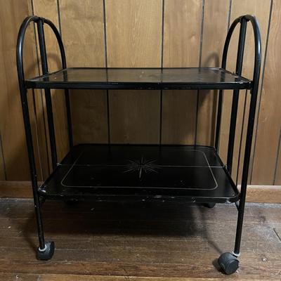 Sale Photo Thumbnail #107: This fold n roll cart measures approx. 25.5" x 17.75" x 30.5". Please see photos for more details.