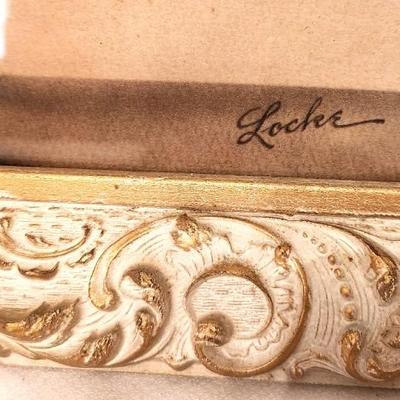 Lot #36 Lovely 1940's Art Print in Original Frame - signed "Loche".