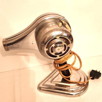 Lot #38 Vintage Hair Dryer on Stand - works