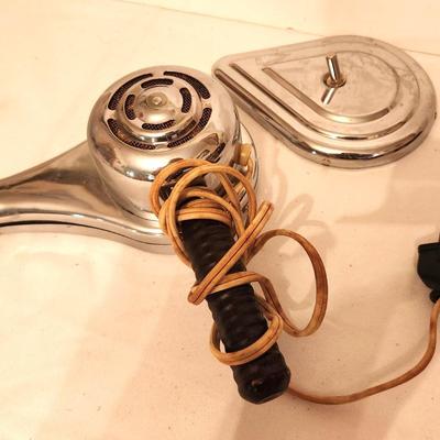 Lot #38 Vintage Hair Dryer on Stand - works