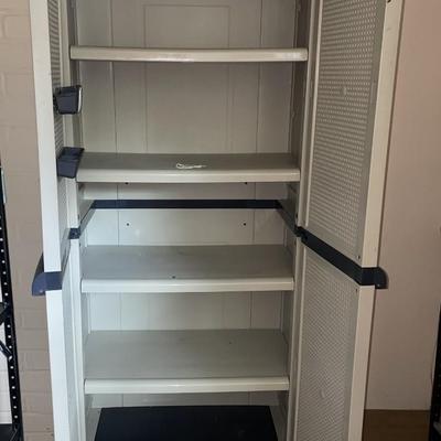 Sale Photo Thumbnail #161: The storage unit measures approx. 30" x 18" x 69.5". Please see photos for more details.