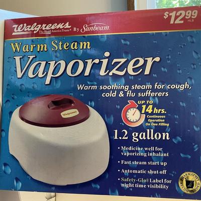 Sale Photo Thumbnail #279: Revitive Circulation Booster-New in Box, Sharper Image Warming Backrest Massager-New in Box, Walgreen's Warm Steam Vaporizer, and more. Please see photos for more details.